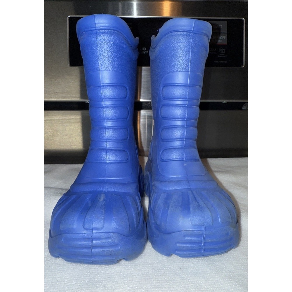 Crocs Blue Kids Unisex Child Size 8/9 Handle‎ It Rain Boots - Picture 2 of 9